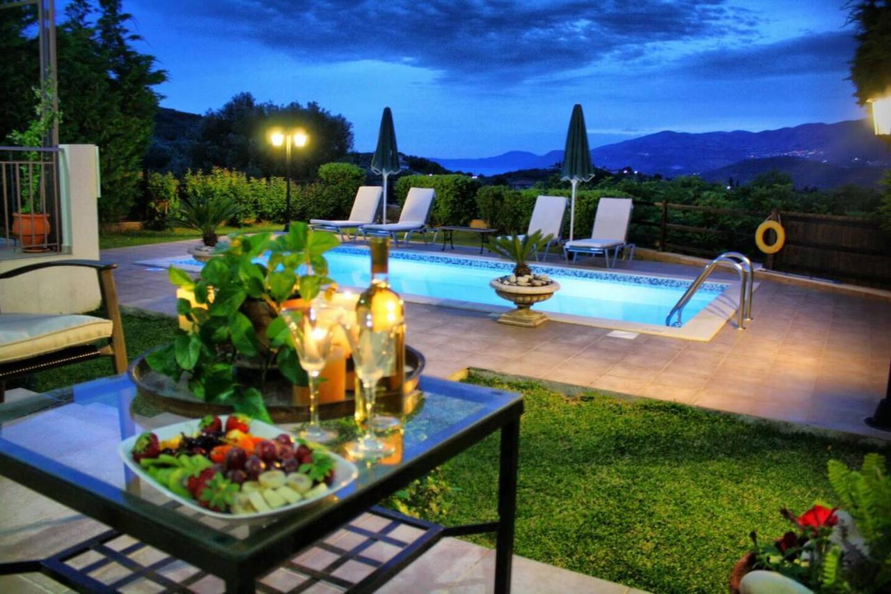 Traditional Villa Mandola Livathos  ภายนอก รูปภาพ